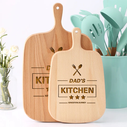 Personalized Engraved Cutting Board Housewarming Chopping Board Kitchen Gifts Decor for Anniversary