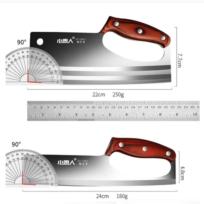 Chinese Style Stainless Steel Kitchen Cut Vegetable Knife Chef Special Super Sharp Ladies Slicing Duck Meat Cooked Food Knives