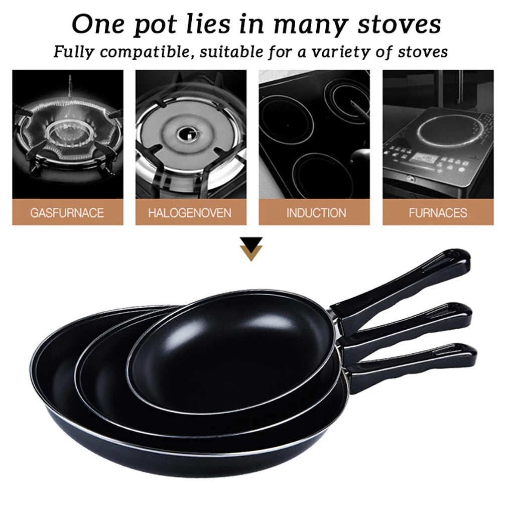 Frying Pan Durable Non-stick skillet Mini Thick Steak Flat cooking Pan Iron Pancake Egg Fryer Kitchen Cookware Cast Iron Tools