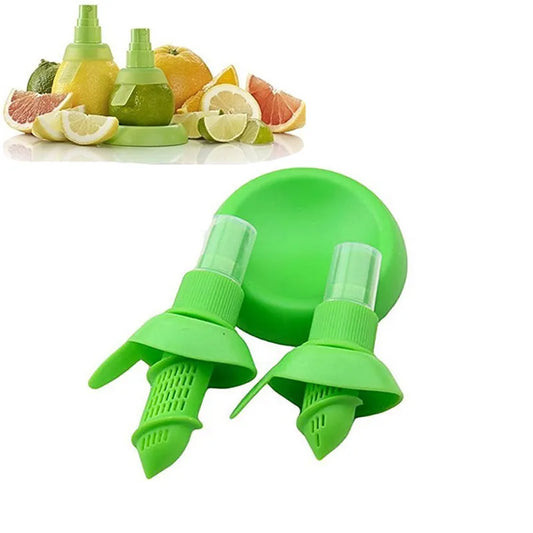 Lemon Citrus Sprayer Holder Plate Screw Lock and Pump Top 3 Piece Kitchen Cooking Tool 8CM/10.5CM