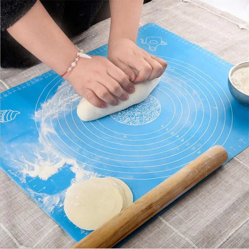 Kitchen Accessories Silicone Baking Mats Sheet Pizza Dough Non-Stick Maker Holder Pastry Cooking Tools Kitchen Utensils Gadget