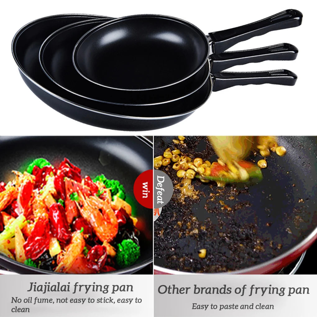 Frying Pan Durable Non-stick skillet Mini Thick Steak Flat cooking Pan Iron Pancake Egg Fryer Kitchen Cookware Cast Iron Tools