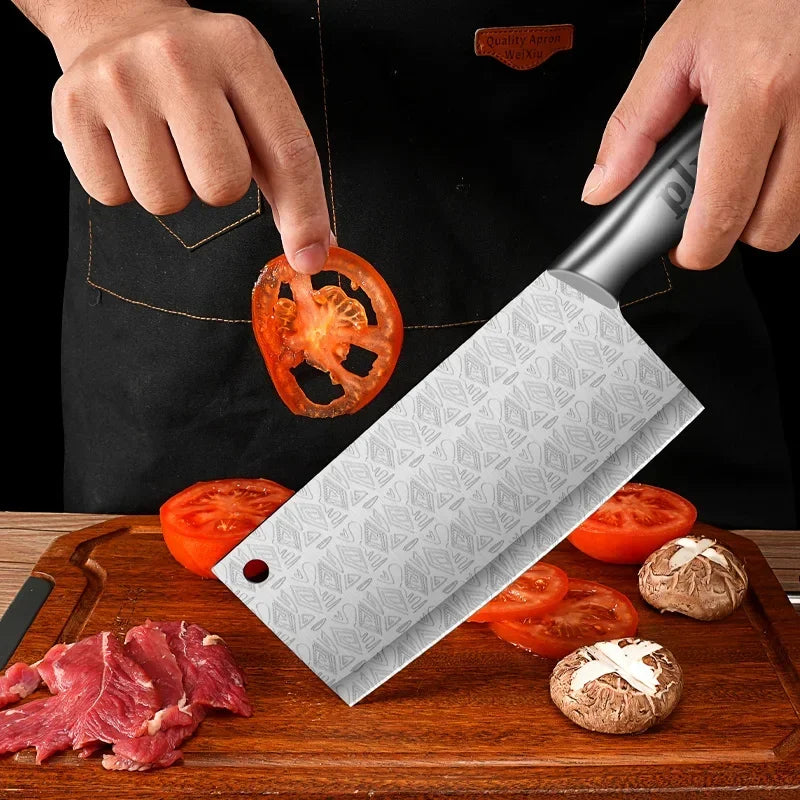 All steel Damasus pattern fruit knife kitchen Western food,stainles steel precision forged chef's knife,home sharp kitchen knife