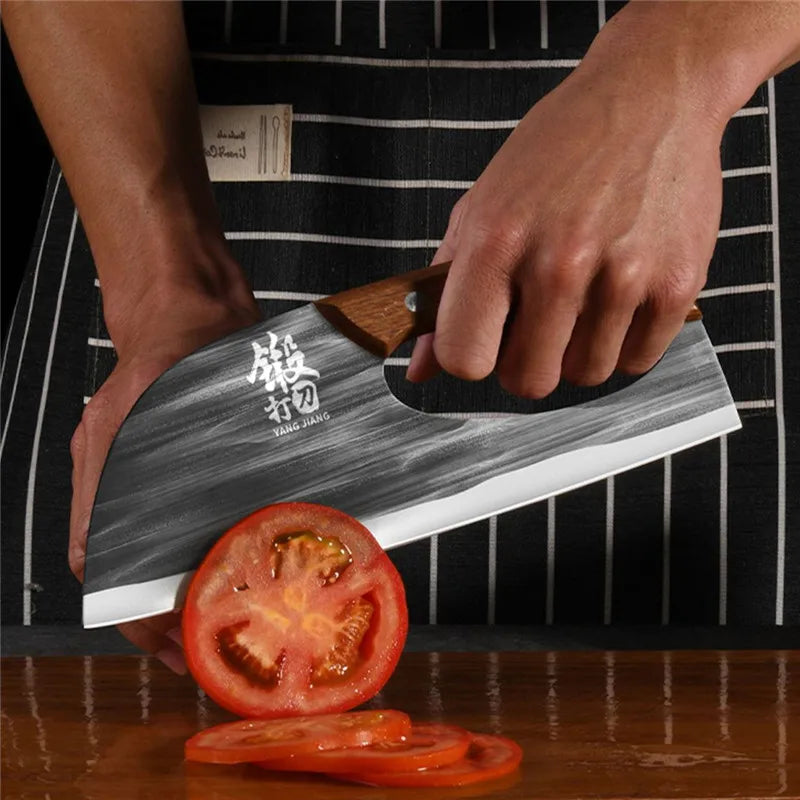 Labor-saving Kitchen Knife  Chinese Stainless Steel Knife Cutting Meat Sharp Ladies Slicing Vegetable Fruit Cooked Food Knives