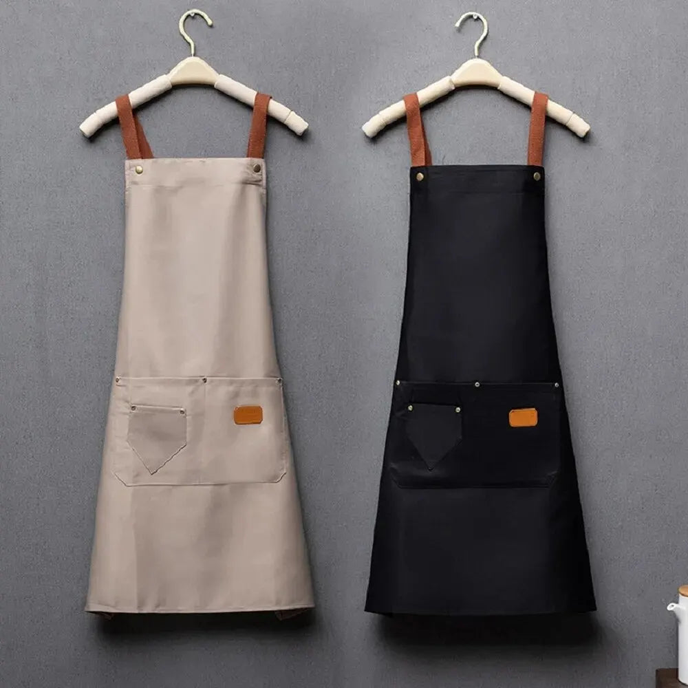 Waterproof Shoulder Apron Men's and Women's Kitchen Apron Salon Roast Barbecue Cleaning Nail Barbecue Scarf Cloak