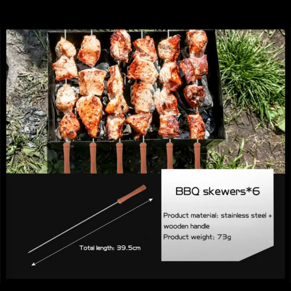 18Pcs Grilling Tool Set Stainless Steel BBQ Tools Barbecue Fork Knife Brush Clip Corn Rack Outdoor Camping Grill Cookware Kit