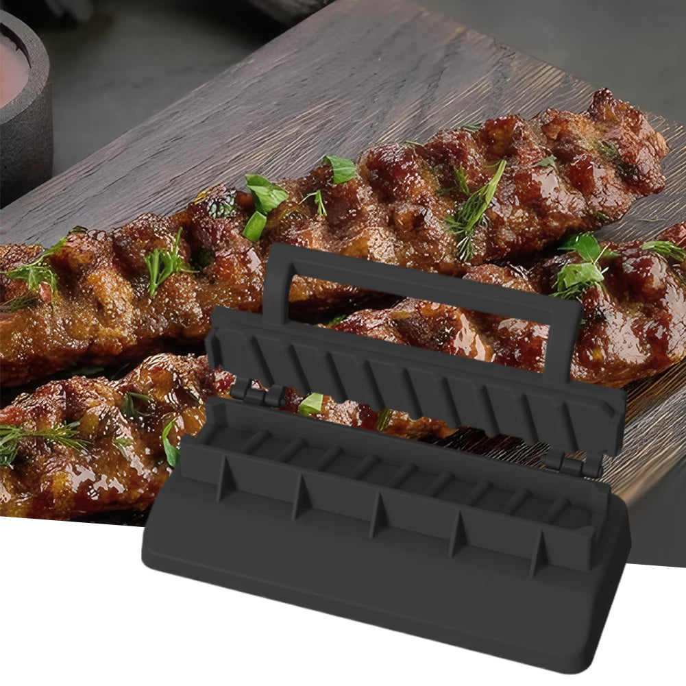 Turkey Kebab Maker Portable Manual Kitchen Accessories Barbecue Skewer Tool Cookware Reusable Barbecue Mold Corn Fish BBQ Tool