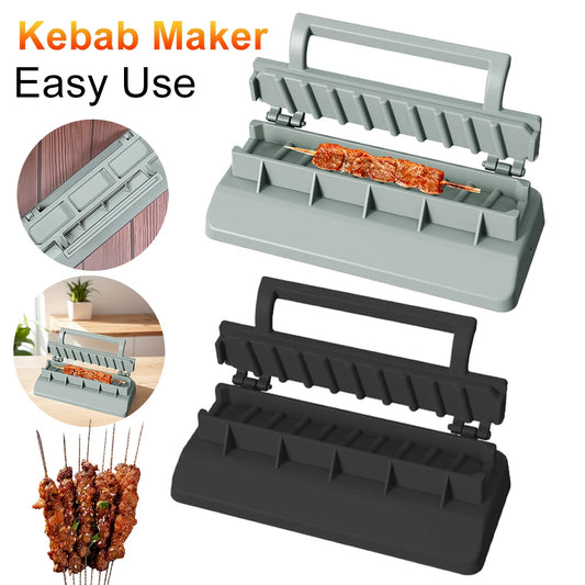 Turkey Kebab Maker Portable Manual Kitchen Accessories Barbecue Skewer Tool Cookware Reusable Barbecue Mold Corn Fish BBQ Tool