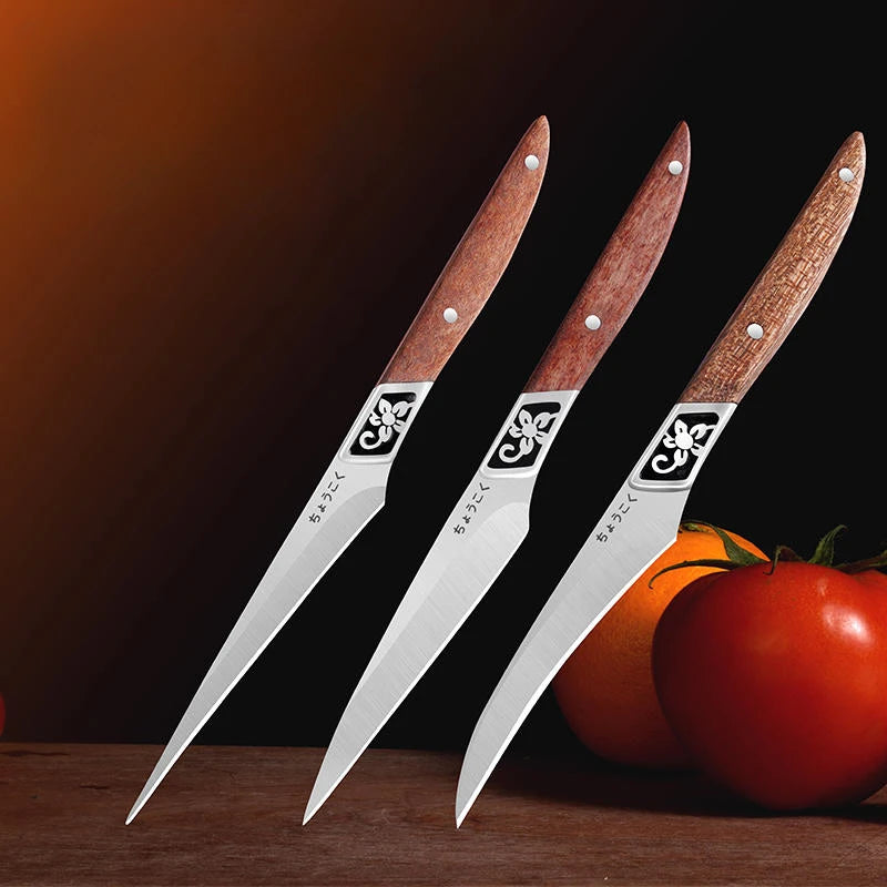 XTL Stainless steel carving knife, chef fruit carving tool set, food and vegetable small carving knife