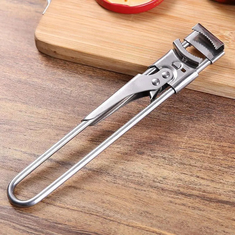 New Non-slip Stainless Steel Can Opener Adjustable Bottle Opener