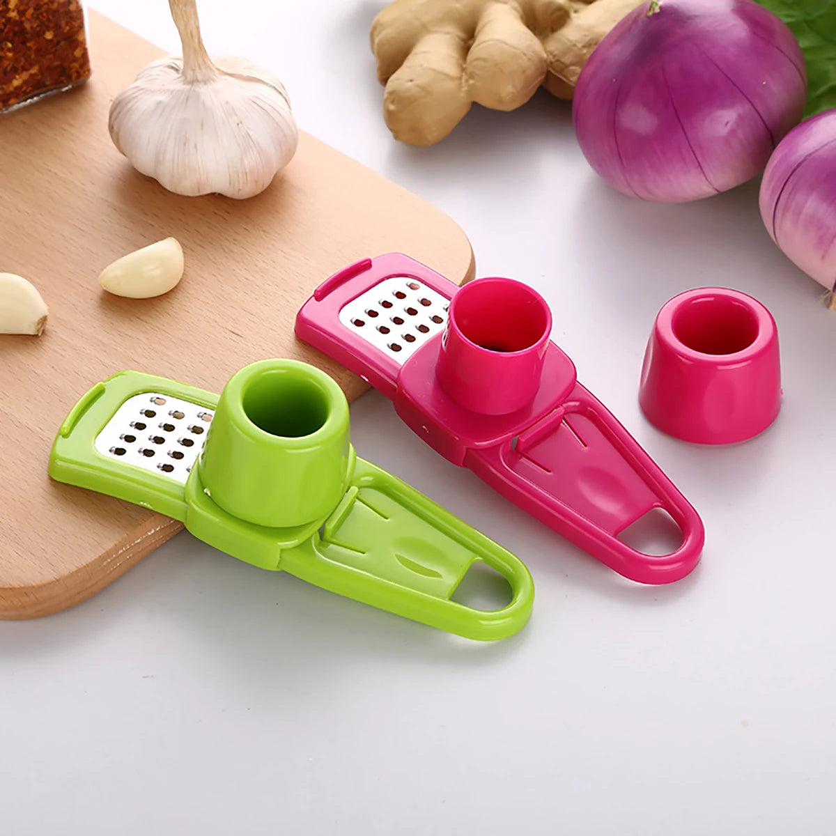 Garlic Ginger Grater Grinder Spice Mill Kitchen Tools Cooking Utensil Gadgets Manual Food Processors Shredder Accessories