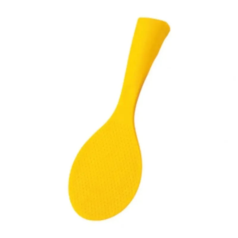 Rice Spoon Food Grade Heat-resistant Rice Paddle Silicone Standing Type Rice Spatula Food Serving Rice Shovel Kitchen Gadget