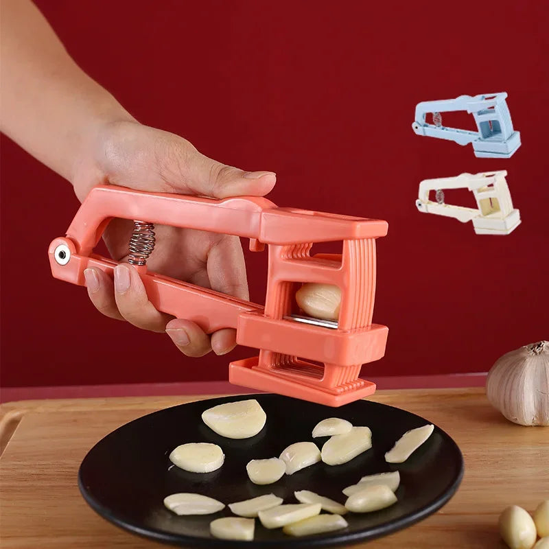 Kitchen Garlic Press Slicer Manual Ginger Knife Vegetable Chopper Squeezing Divider Food Crusher Cutter Home Gadgets Kitchenware