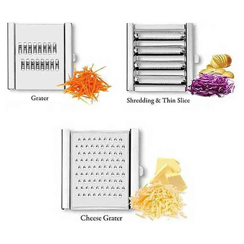 Multifunctional Grater Stainless Steel Manual Vegetable Slicer Shredder Cutter With Handle Food Processors Kitchen Gadgets