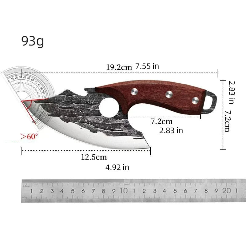 Fish Boning Knife Professional Tool Cooking Kitchen Knife Seafood Mutton Aquatic Slaughter Multifunctional Meat Cleaver