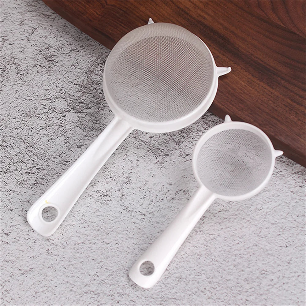 Filter Mesh Reusable Nylon Ultra Fine Strainer Spoon Sieve Milk Juice Coffee Food Filter Kitchen Colander Mesh Kitchen Gadgets