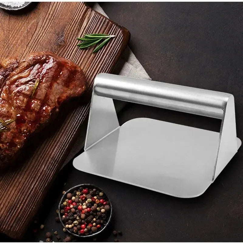 1pc Stainless Steel Hamburg Meat Press Hamburger Press Kitchen Gadgets Meat Pie Make Kitchen Accessories Cooking Accessories