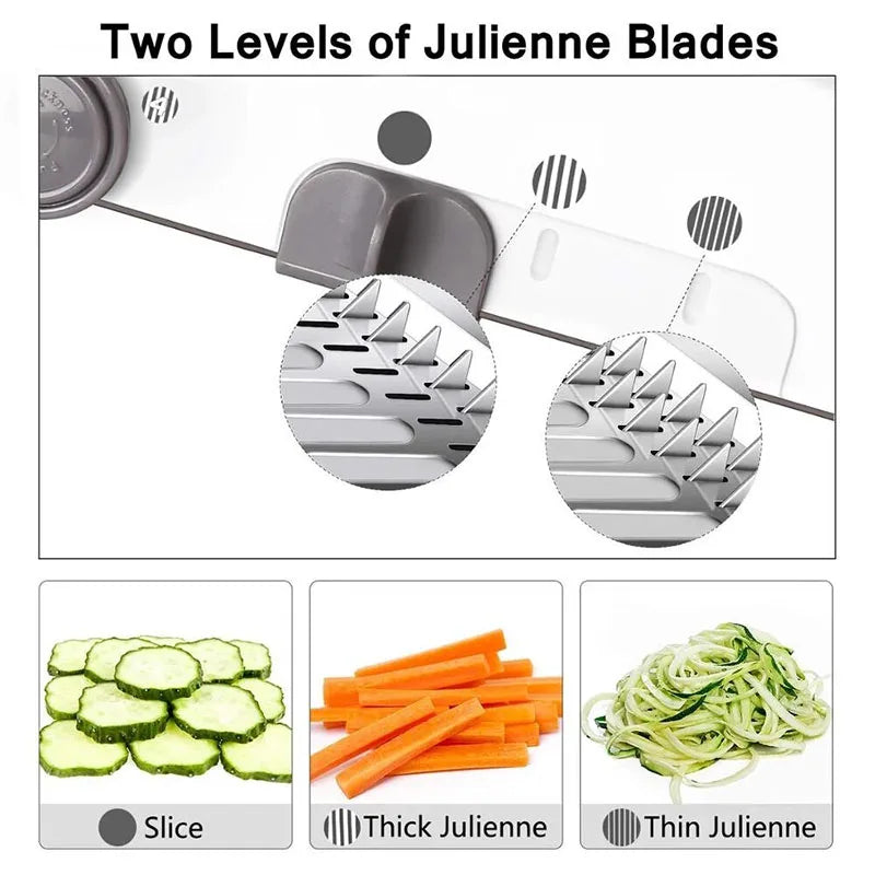 Manual Slicer Multifunctional Vegetable Cutter Gadgets Manual Food Processors Grater Machine Processor Rapid Slicer Kitchen Tool