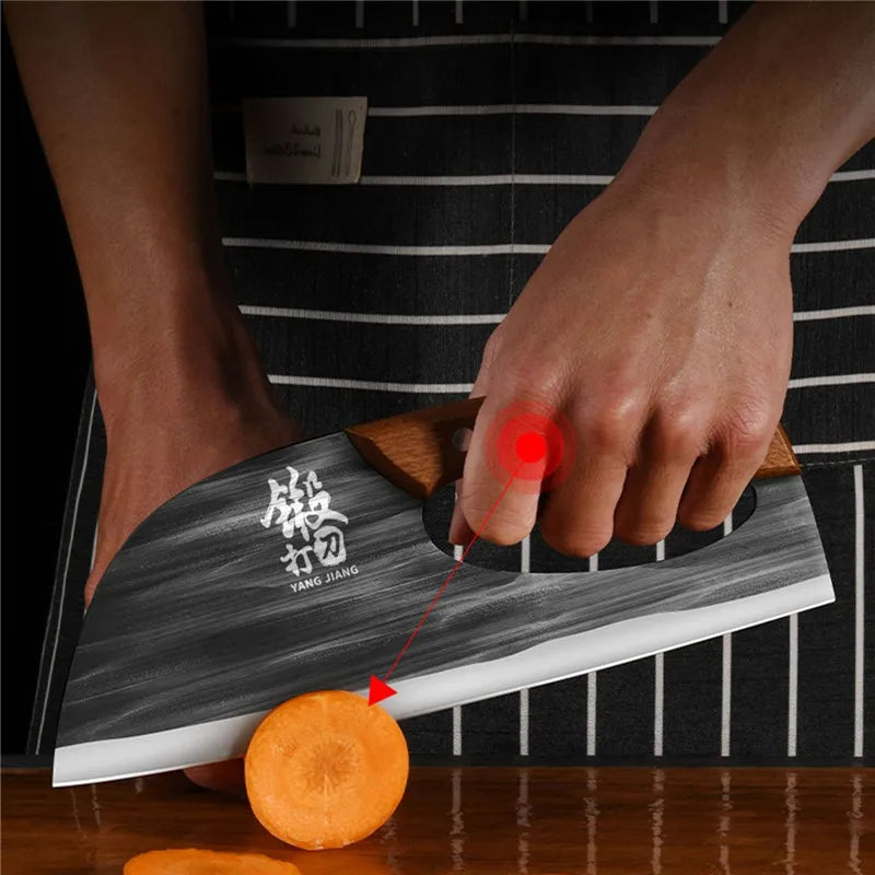 Labor-saving Kitchen Knife  Chinese Stainless Steel Knife Cutting Meat Sharp Ladies Slicing Vegetable Fruit Cooked Food Knives