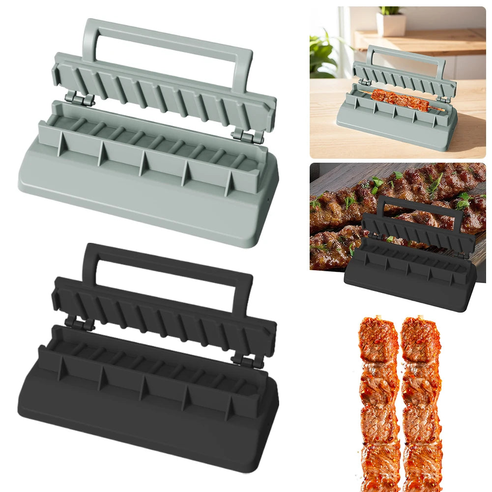 Turkey Kebab Maker Portable Manual Kitchen Accessories Barbecue Skewer Tool Cookware Reusable Barbecue Mold Corn Fish BBQ Tool