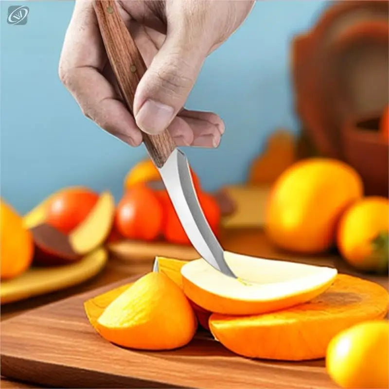 Food Carving Knife 3-piece Set Chef Carved Fruit Decorative Knife Professional Food Carving Sharp Solid Wood Handle Utility Tool