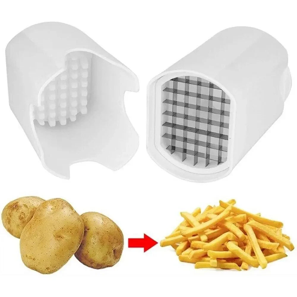 1PCS French Fry Cutter Natural Cut Vegetable Sheet Slicer Vegetable Potato Tool Food Veggie Dicer Veg Chopper Kitchen Gadgets