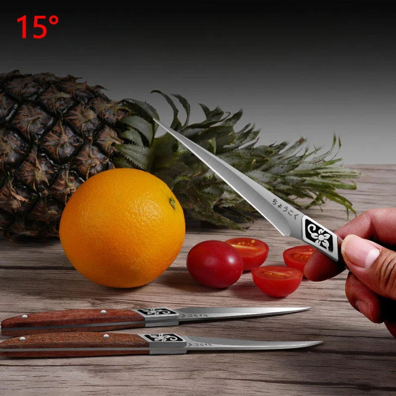 XTL Stainless steel carving knife, chef fruit carving tool set, food and vegetable small carving knife