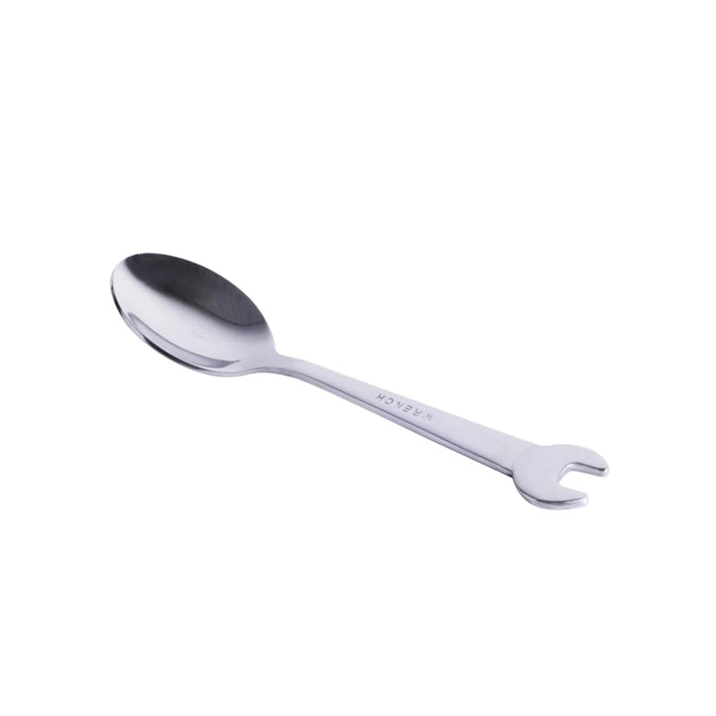 1PCS Wrench Shape Tableware Fork Spoon Gift Fruit Dessrt Salad Forks  Home Kitchen Stainless Steel Cutlery