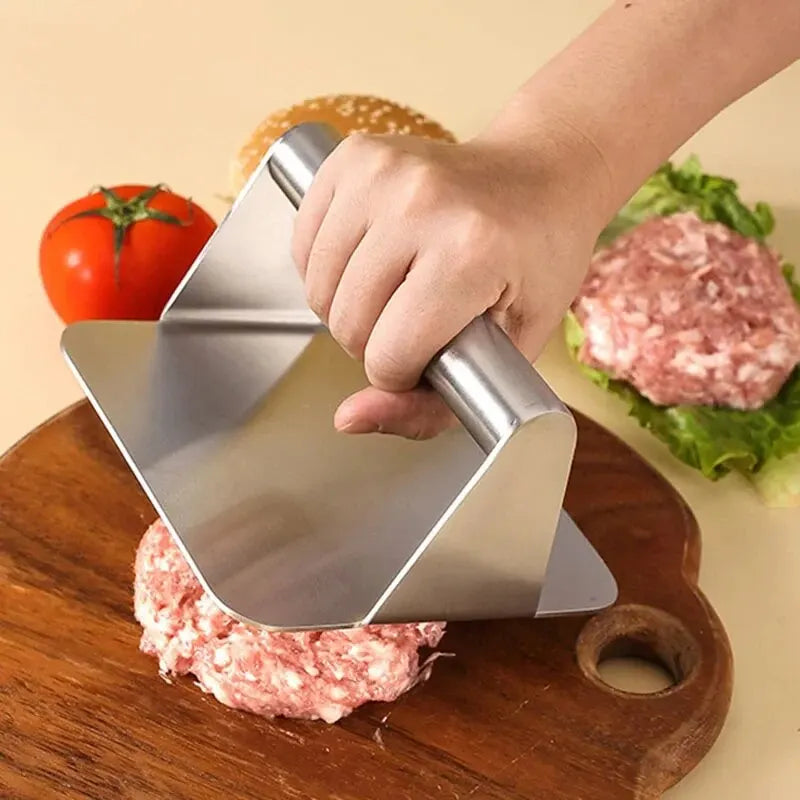 1pc Stainless Steel Hamburg Meat Press Hamburger Press Kitchen Gadgets Meat Pie Make Kitchen Accessories Cooking Accessories