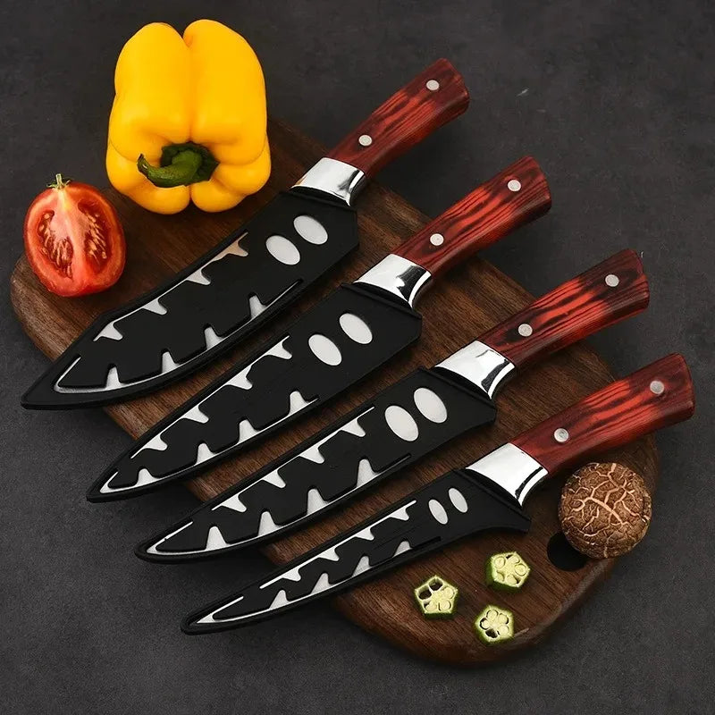 Stainless Steel Chef Knife Cooking Knives Professional Kitchen Knives Boning Knife Meat Cleaver Fruit Knife Kitchen Supplies