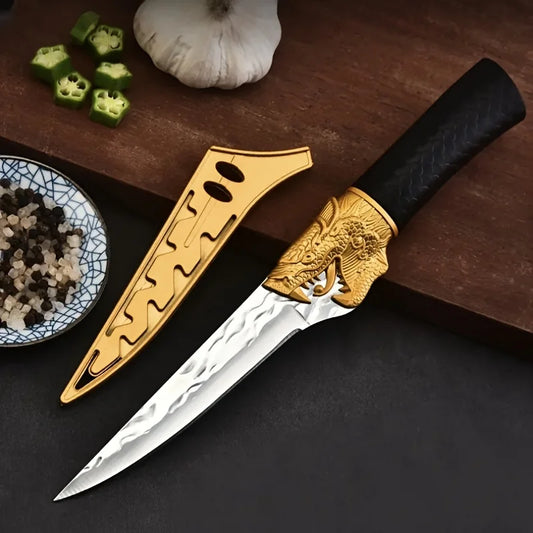 Slaughter blade sharp, bone cutting, pig killing, meat selling, and meat cutting special chef's knife, stainless, commercial