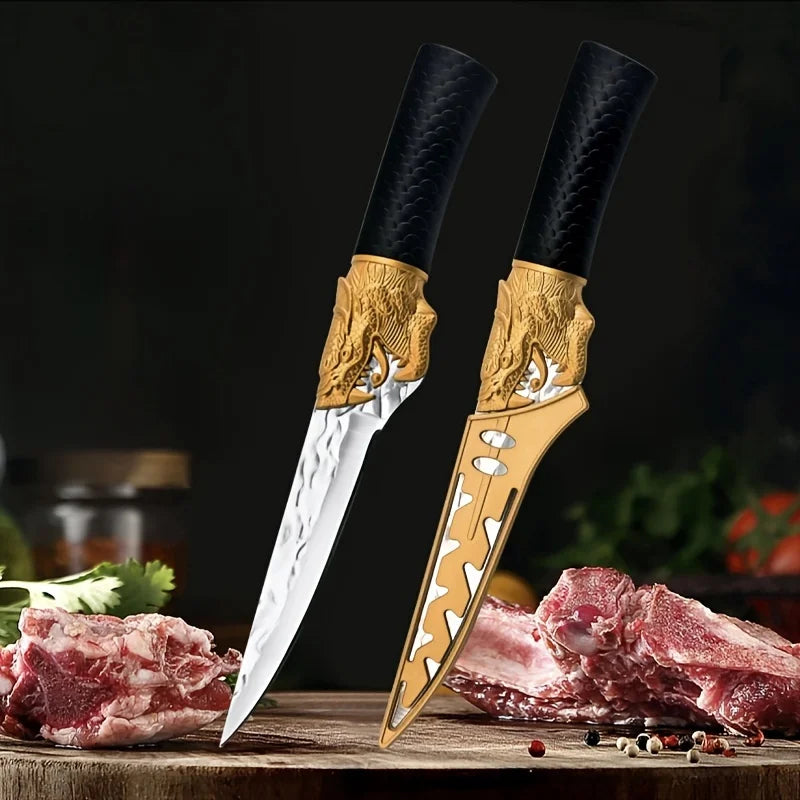 Slaughter blade sharp, bone cutting, pig killing, meat selling, and meat cutting special chef's knife, stainless, commercial