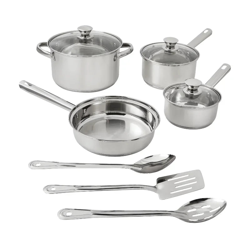 Stainless Steel 24-Piece Kitchen Setcookware  pots and pans set