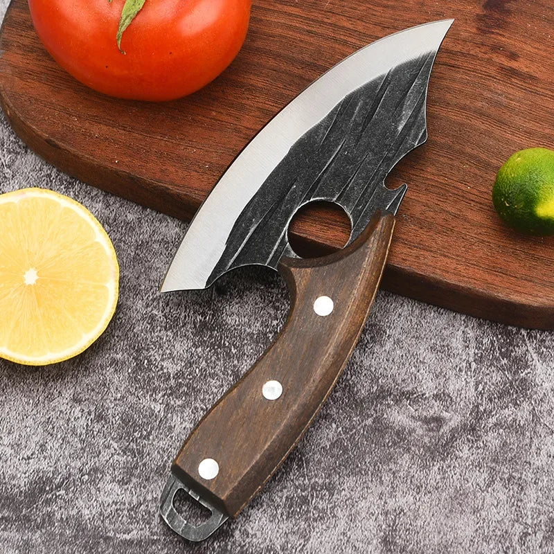 Fish Boning Knife Professional Tool Cooking Kitchen Knife Seafood Mutton Aquatic Slaughter Multifunctional Meat Cleaver