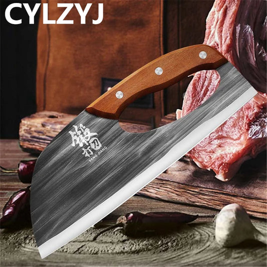 Labor-saving Kitchen Knife  Chinese Stainless Steel Knife Cutting Meat Sharp Ladies Slicing Vegetable Fruit Cooked Food Knives