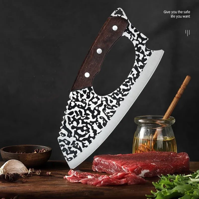 Household Kitchen Knife Labor Saving Cooking Knife Multi-use Cleaver Knife High Carbon Steel Slicing Knives Portable Knife