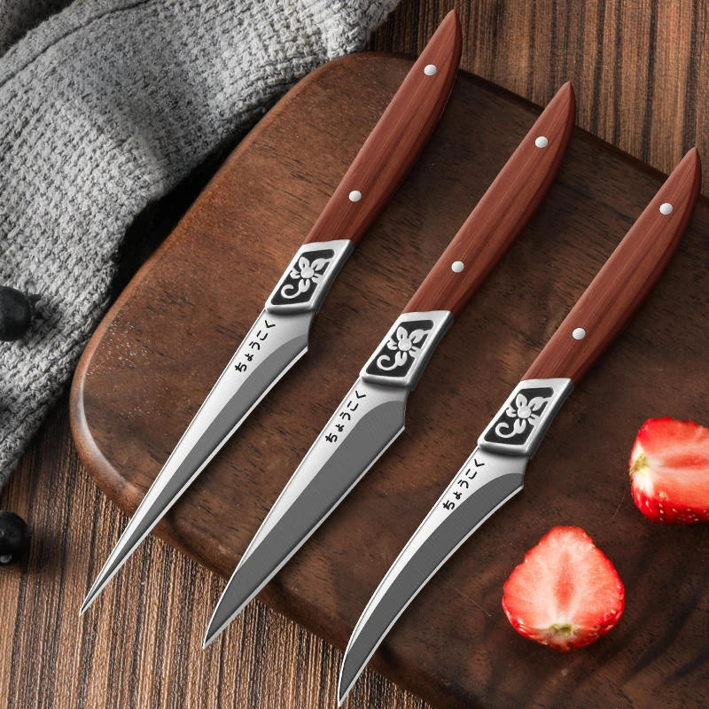 XTL Stainless steel carving knife, chef fruit carving tool set, food and vegetable small carving knife