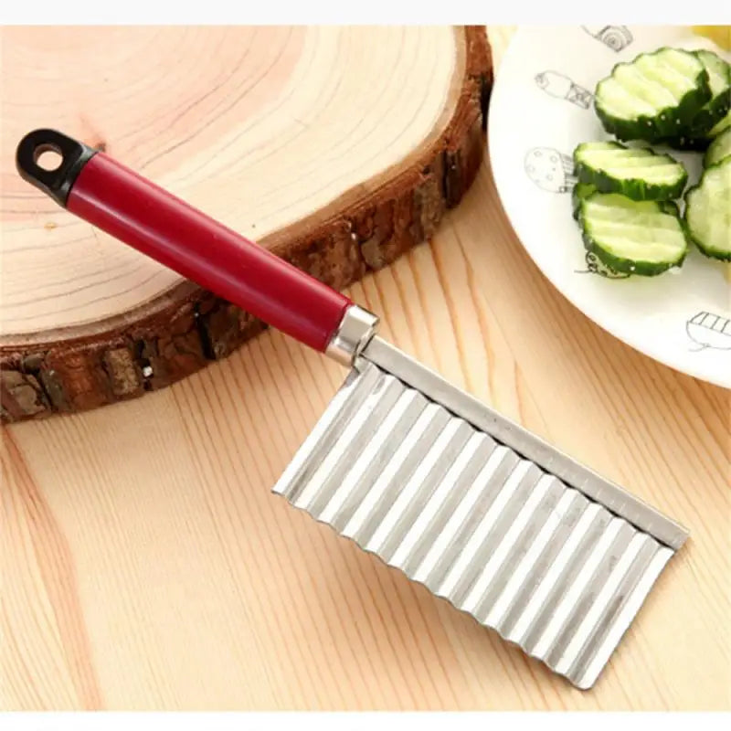 Kitchen Slicer Potato Onion Cutter Knife Fries Corrugated Gadgets Tools Supplies Food ProcessorsThings The Home Accessories