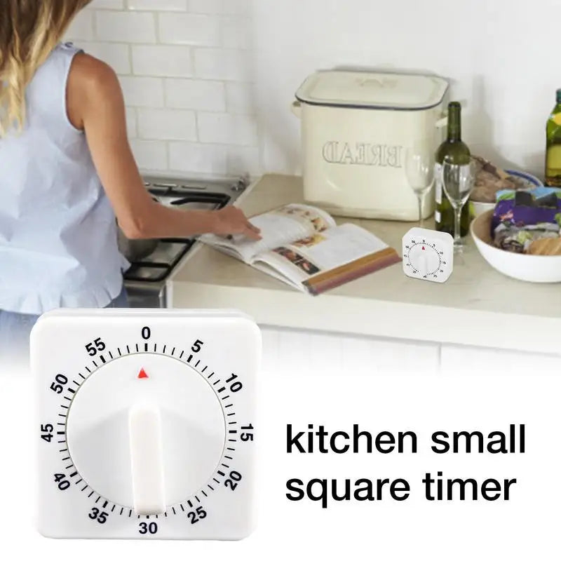 Multifunctional Mechanical Reminder Timer Kitchen Countdown With Alarm Reminder Magnet Timer Cooking Teaching Homework Office